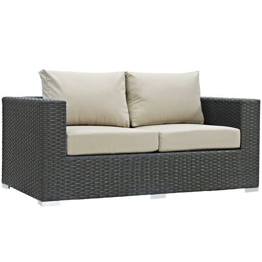 Sojourn Outdoor Patio Sunbrella¨ Loveseat by Modway
