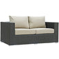 Sojourn Outdoor Patio Sunbrella¨ Loveseat by Modway