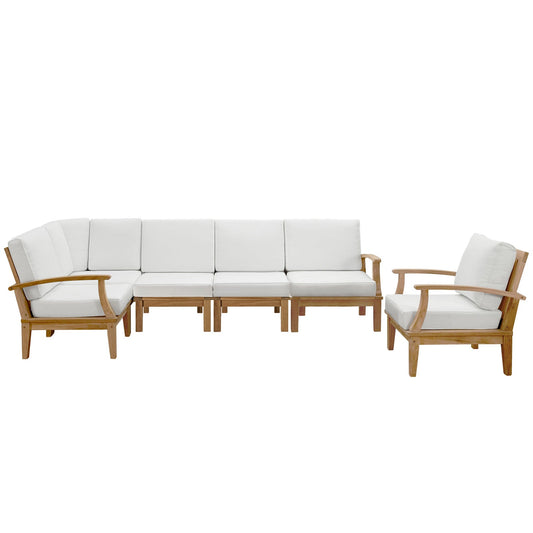 Marina 6 Piece Outdoor Patio Teak Set by Modway