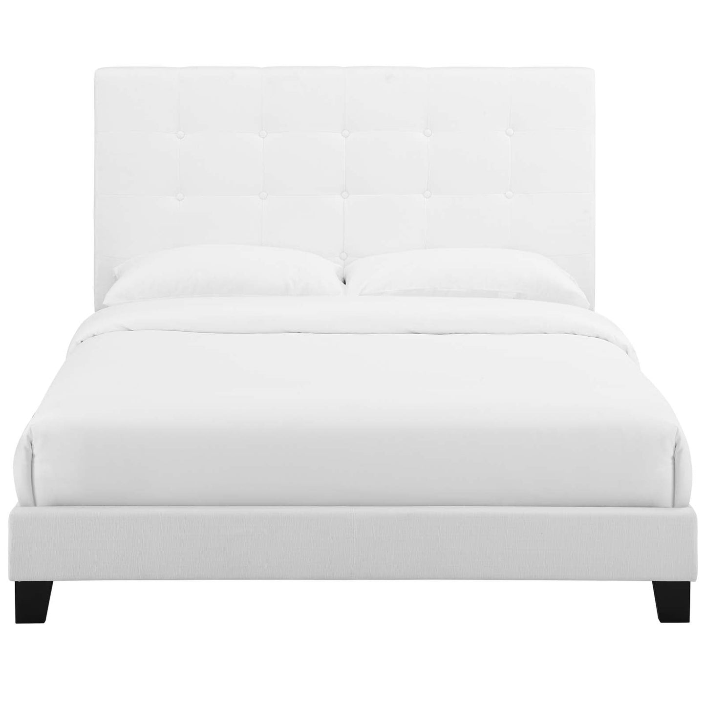 Melanie Tufted Button Upholstered Fabric Queen Platform Bed by Modway
