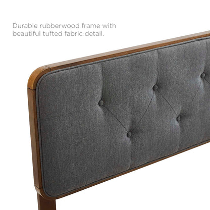 Bridgette Wood Queen Platform Bed With Angular Frame by Modway