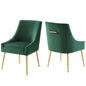 Discern Upholstered Performance Velvet Dining Chair Set of 2 by Modway