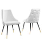 Adorn Performance Velvet Dining Side Chair Set of 2 by Modway