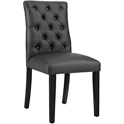 Duchess Vinyl Dining Chair Set of 2 by Modway