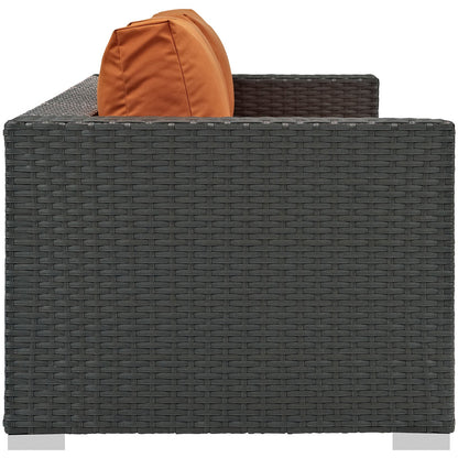 Sojourn Outdoor Patio Sunbrella¨ Sofa by Modway