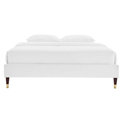 Harlow Performance Velvet Full Platform Bed Frame by Modway