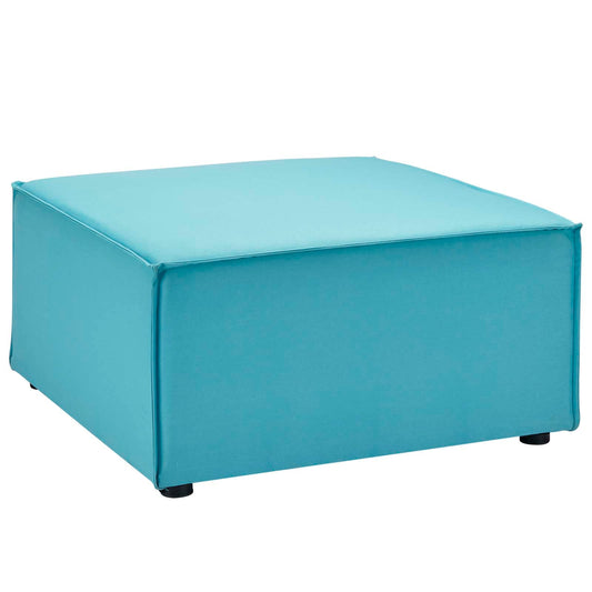 Saybrook Outdoor Patio Upholstered Sectional Sofa Ottoman by Modway