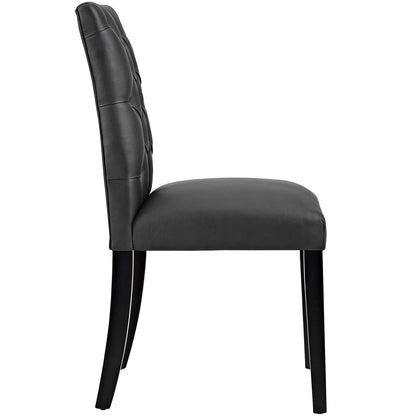 Duchess Vinyl Dining Chair Set of 2 by Modway
