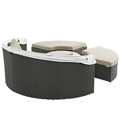 Sojourn Outdoor Patio Sunbrella¨ Daybed by Modway