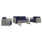 Aura 4 Piece Outdoor Patio Wicker Rattan Set by Modway