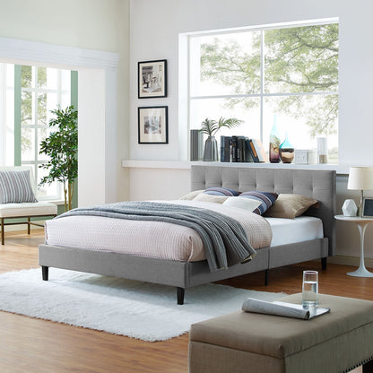Linnea Fabric Queen Bed by Modway