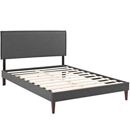 Amaris Queen Platform Bed with Squared Tapered Legs