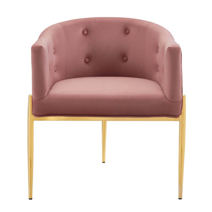 Savour Tufted Performance Velvet Accent Chairs Set of 2 by Modway