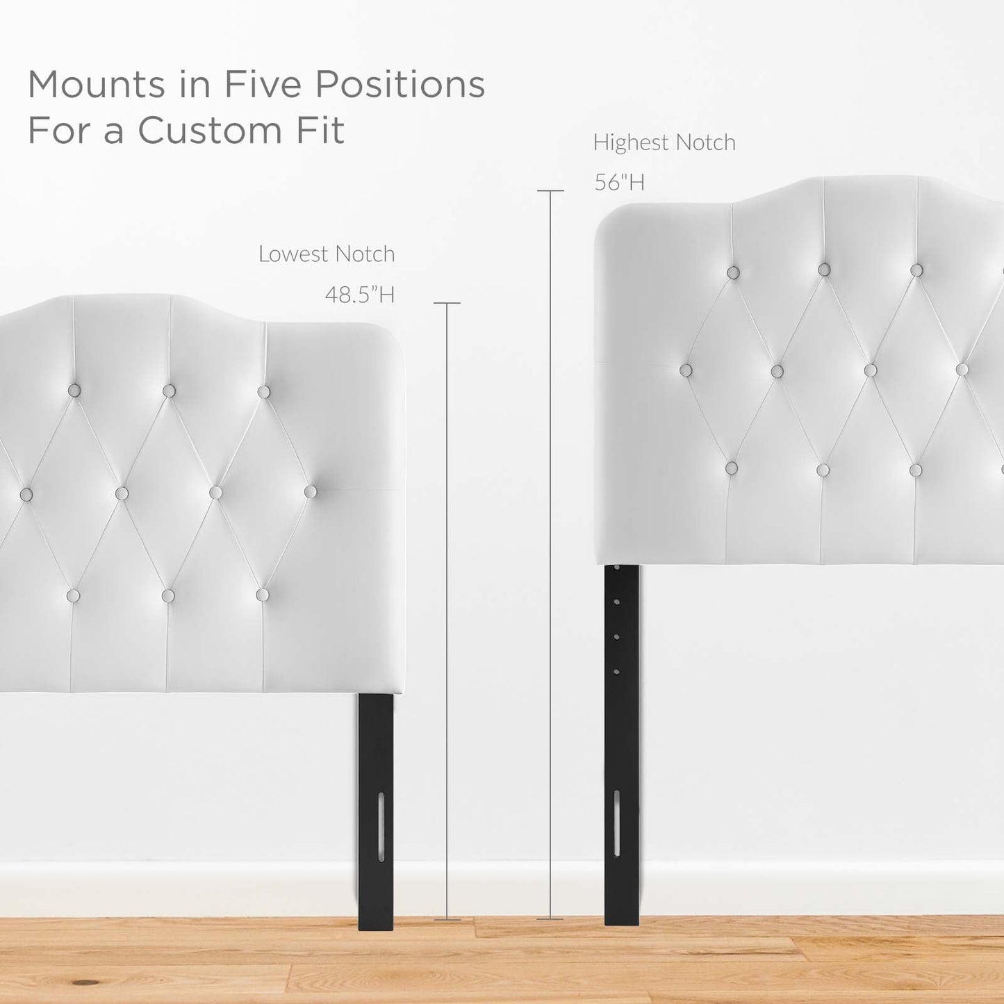 Annabel Upholstered Vinyl Twin Headboard by Modway