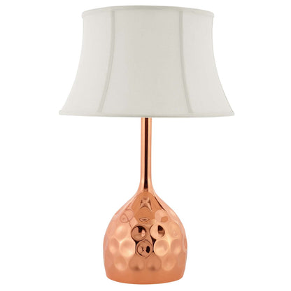 Dimple Rose Gold Table Lamp by Modway