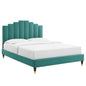 Elise Performance Velvet Full Platform Bed by Modway