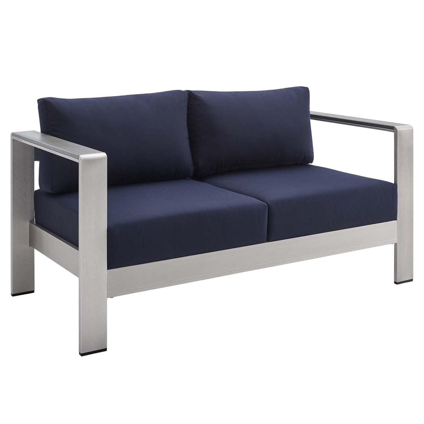 Shore 4 Piece Sunbrella¨ Fabric Outdoor Patio Aluminum Set by Modway