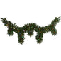 9' x 12" Hanging Icicle Artificial Christmas Garland w/50 Multicolor LED Lights