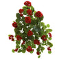 26" Geranium Artificial Plant (Set of 2)