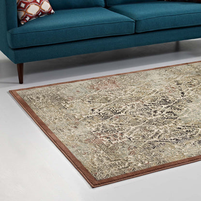 Hester Ornate Turkish Vintage 5x8 Area Rug by Modway