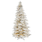 9' Flocked Grand Northern Rocky Fir Artificial Christmas Tree