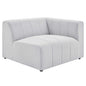 Bartlett Upholstered Fabric Right-Arm Chair by Modway