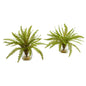 8"  Fern Artificial Plant in Vase (Set of 2)