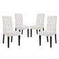 Confer Fabric Dining Side Chair Set of 4 by Modway