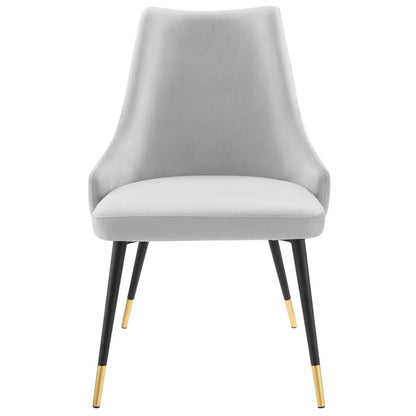 Adorn Performance Velvet Dining Side Chair Set of 2 by Modway