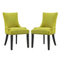 Marquis Fabric Dining Side Chair Set of 2 by Modway