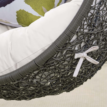 Hide Outdoor Patio Sunbrella¨ Swing Chair With Stand by Modway