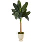 6' Banana Artificial Tree in Decorative Urn