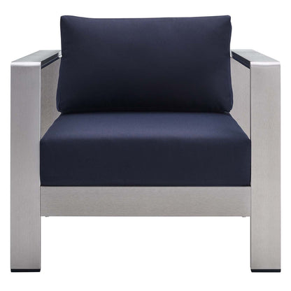 Shore Sunbrella¨ Fabric Aluminum Outdoor Patio Armchair by Modway