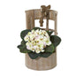 12"  African Violet Artificial Plant in Faucet Planter