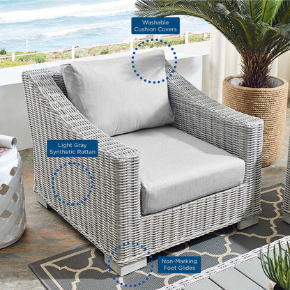 Conway Sunbrella¨ Outdoor Patio Wicker Rattan Armchair by Modway