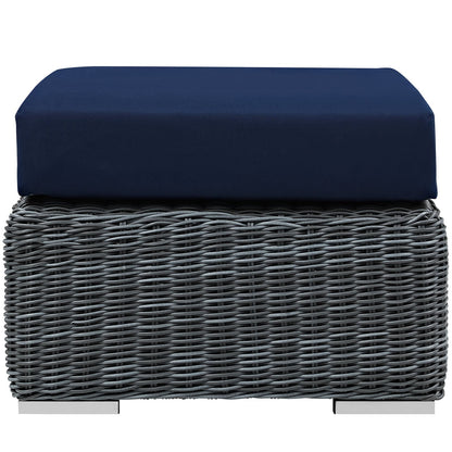 Summon Outdoor Patio Sunbrella¨ Ottoman by Modway