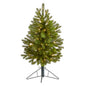 3' Cambridge Spruce Flat Back Artificial Christmas Tree