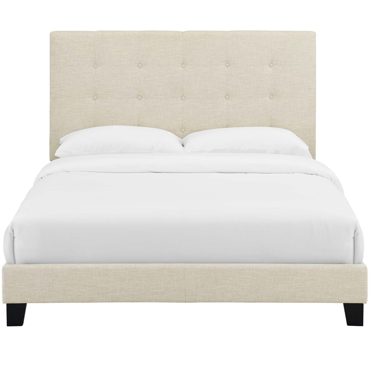 Melanie Tufted Button Upholstered Fabric Queen Platform Bed by Modway