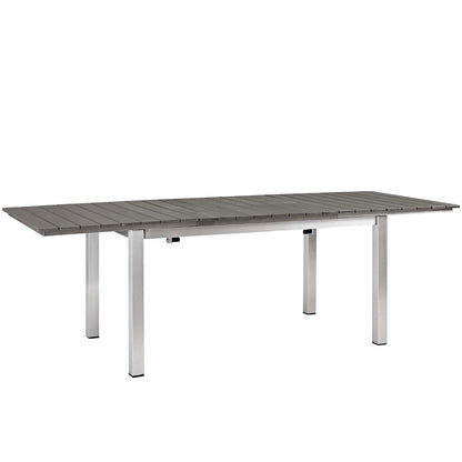 Shore 5 Piece Outdoor Patio Aluminum Dining Set by Modway