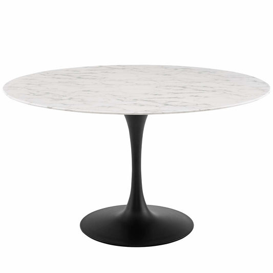 Lippa 54" Round Faux Marble Dining Table by Modway