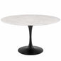 Lippa 54" Round Faux Marble Dining Table by Modway