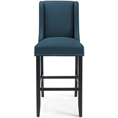 Baron Upholstered Fabric Bar Stool Set of 2 by Modway