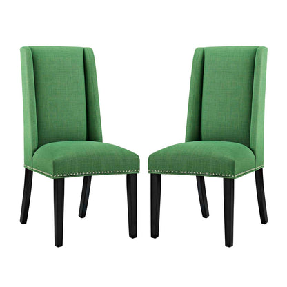 Baron Fabric Dining Chair Set of 2 by Modway