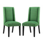 Baron Fabric Dining Chair Set of 2 by Modway