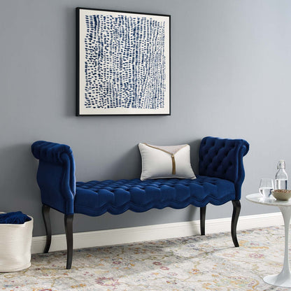 Adelia Chesterfield Style Button Tufted Performance Velvet Bench by Modway