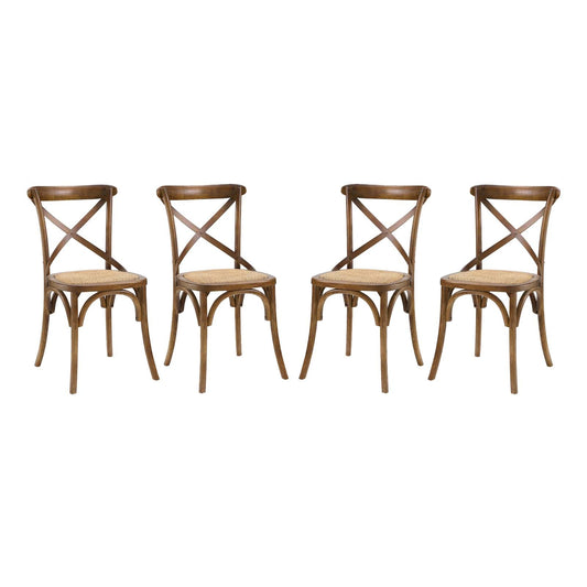 Gear Dining Side Chair Set of 4 by Modway