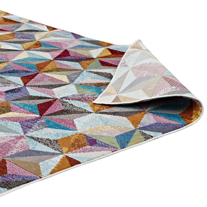 Arisa Geometric Hexagon Mosaic 4x6 Area Rug by Modway