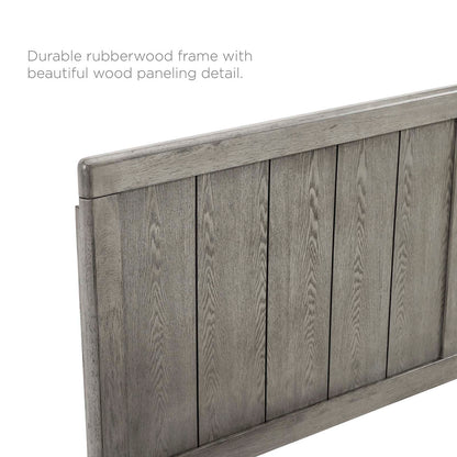 Alana Wood Queen Platform Bed With Angular Frame by Modway