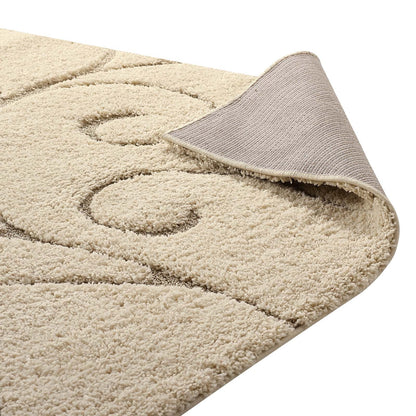 Jubilant Burgeon Scrolling Vine Shag 5x8 Area Rug by Modway