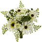 9" Mixed Cream Daisy Artificial Flower Bundle (Set of 3)